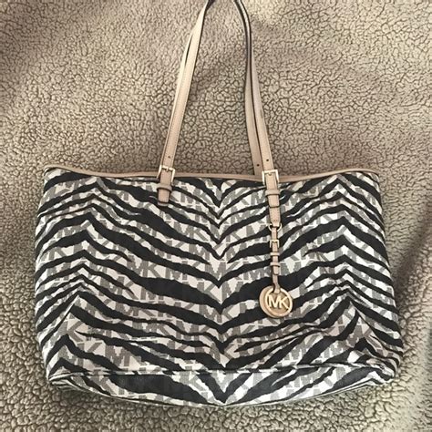 michael kors zebra print tote bag gwp